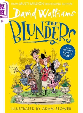 预售 大卫威廉姆斯 失误 David Walliams The Blunders 英文原版 儿童文学故事读物 黑白插画小说 风趣幽默 进口童书【中商原版】