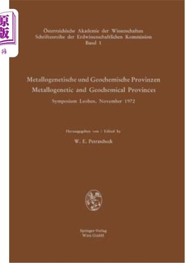 海外直订Metallogenetische Und Geochemische Provinzen / Metallogenetic and Geochemical Pr Metallogen