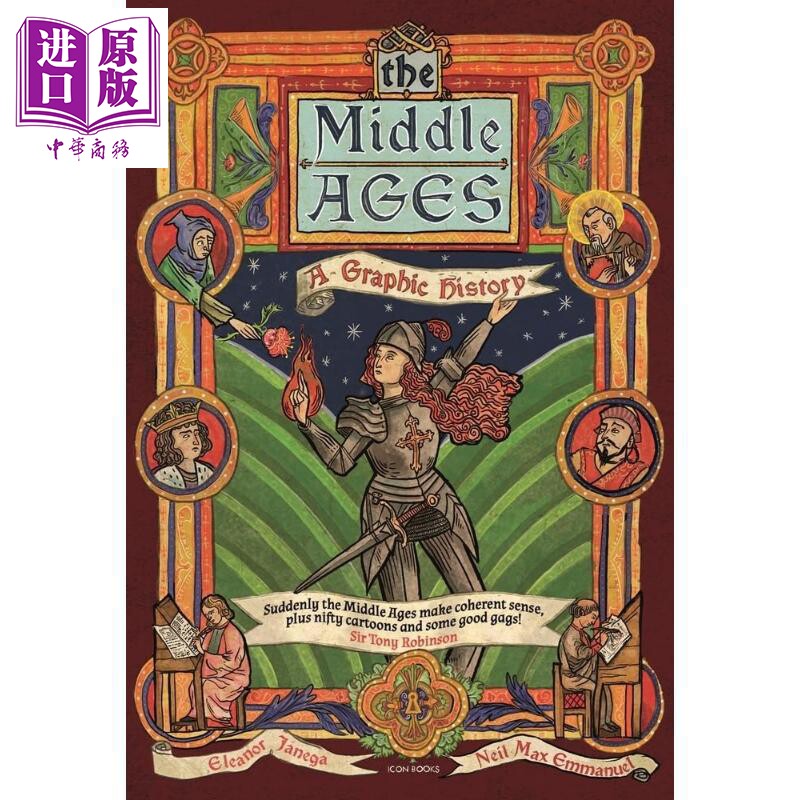 预售 中世纪图文历史 The Middle Ages A Graphic History 英文原版 Eleanor Janega 插图书籍【中商原版】