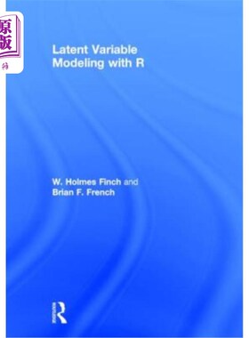 海外直订Latent Variable Modeling with R 利用R进行潜变量建模