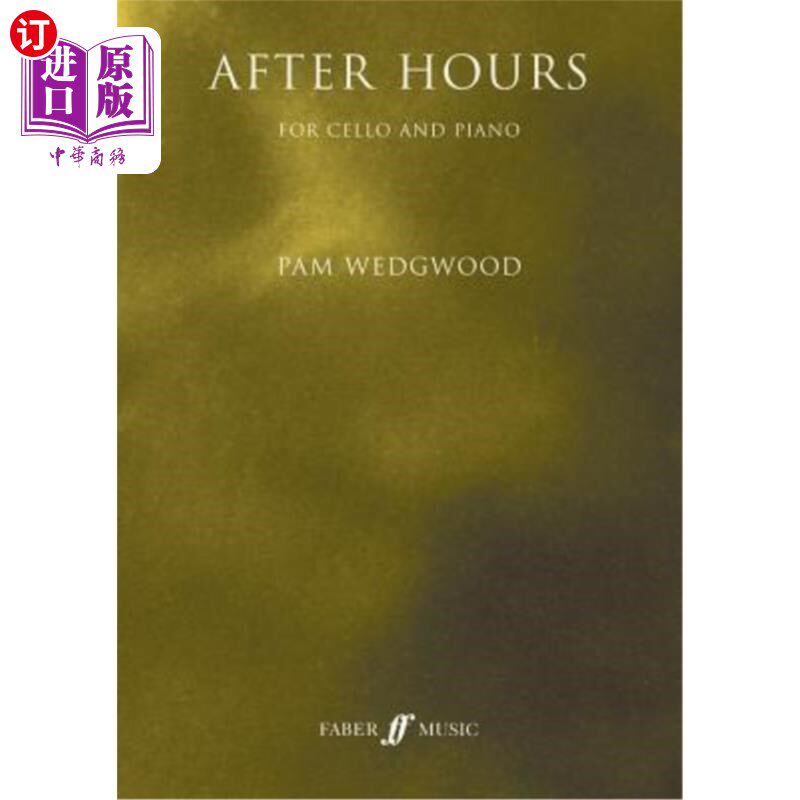 海外直订After Hours for Cello and Piano: Book & CD 大提琴和钢琴课余时间：书籍和CD - 实物图