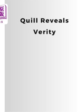 海外直订Quill Reveals Verity 羽毛笔揭示真相