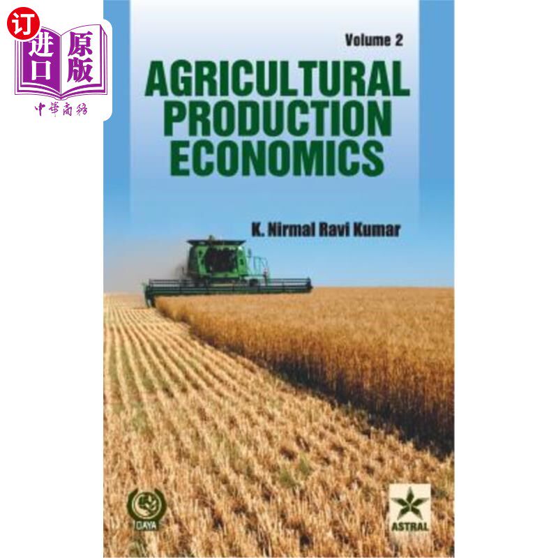 海外直订Agricultural Production Economics Vol. 2 农业生产经济学第二卷