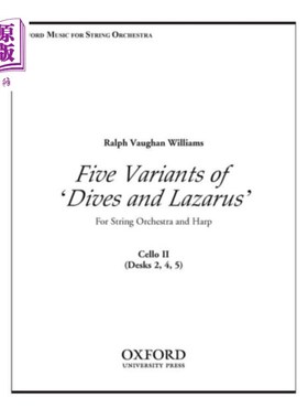 海外直订Five Variants on 'Dives and Lazarus' 《潜水与拉撒路》的五个变体