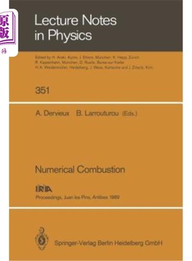 海外直订Numerical Combustion: Proceedings of the Third International Conference on Numer 数值燃烧：第三届国际数值燃