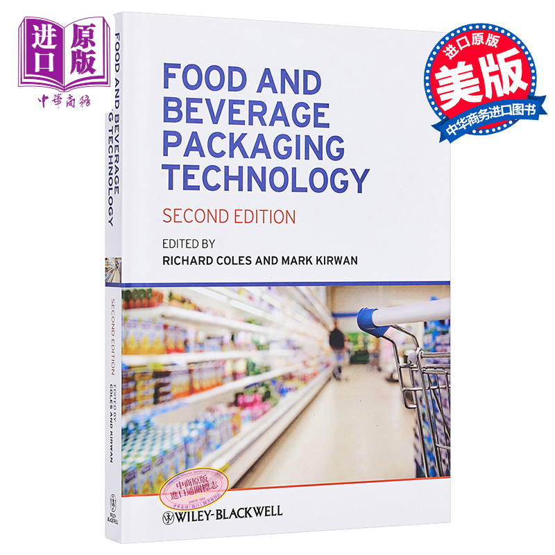现货 食品和饮料包装技术 第2版 Food and Beverage Packaging Technology 英文原版 Richard Coles【中商原版】Wiley