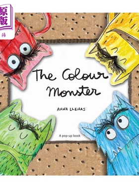 Anna Llenas Colour Monster情绪小怪兽系列 有颜色的小怪兽 低幼亲子学前启蒙绘本 英文原版 3-6岁【中商原版】
