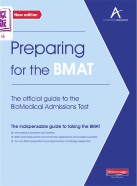 海外直订医药图书Preparing for the BMAT:  The official guide to the Biomedical Admissions Test Ne 准备BMAT：生物医学