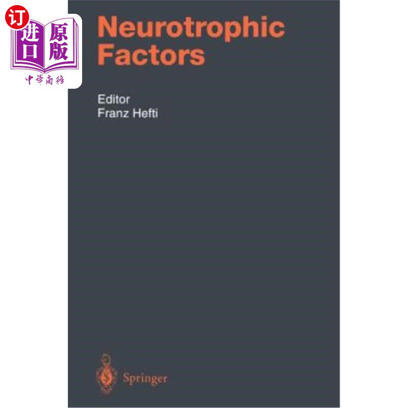 海外直订医药图书Neurotrophic Factors 神经营养因子
