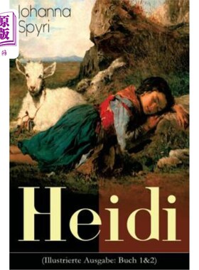 海外直订德语 Heidi (Illustrierte Ausgabe: Buch 1&2): Der beliebte Kinderklassiker: Heidis Leh 海蒂(如同杂志《1&2》
