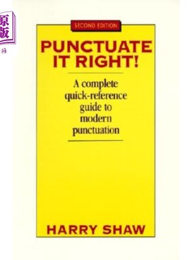 海外直订Punctuate It Right 正确的标点符号