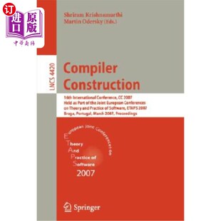International Conference 第16届国际会议 Held 2007 Part 海外直订Compiler Construction 16th 编译器构建