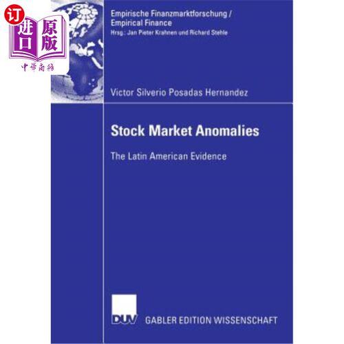 海外直订Stock Market Anomalies: The Latin American Evidence 股市异常:拉丁美洲的证据