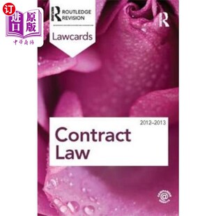 海外直订Contract 2012 2013 合同法律卡2012 Lawcards