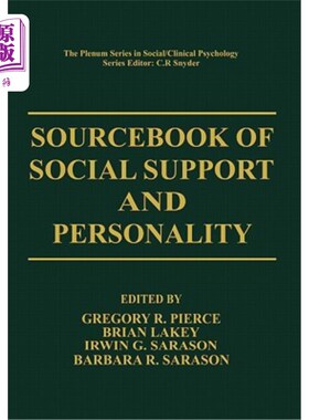 海外直订Sourcebook of Social Support and Personality 社会支持与人格的资料