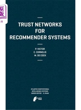 海外直订Trust Networks for Recommender Systems 推荐系统的信任