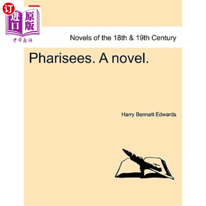 海外直订Pharisees. a Novel. 法利赛人。一本小说。