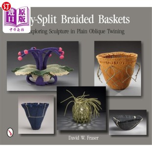 Twining 探索雕塑在平原斜缠绕 Baskets Plain Sculpture Braided Exploring 合拢编篮 海外直订Ply Oblique Split
