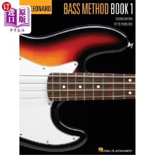 海外直订Hal Leonard Bass Method Book 1 哈尔·伦纳德·巴斯方法第一册