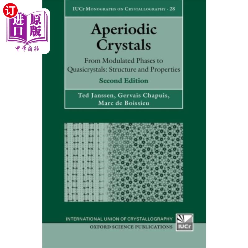 海外直订Aperiodic Crystals: From Modulated Phases to Quasicrystals: Structure and Proper 非周期晶体：从调制相到准晶