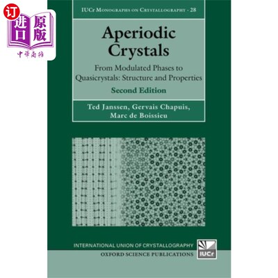 海外直订Aperiodic Crystals: From Modulated Phases to Quasicrystals: Structure and Proper 非周期晶体：从调制相到准晶