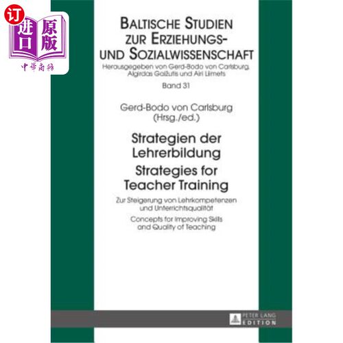 海外直订Strategien der Lehrerbildung / Strategies for Teacher Training: Zur Steigerung v 教师培养策略/教师培训策略