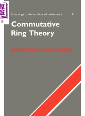 交换环理论 英文原版 Commutative Ring Theory H. Matsumura 数学【中商原版】