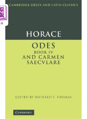 海外直订Horace: Odes Book IV and Carmen Saecvlare 贺拉斯:《赞美诗4》和卡门·塞库拉尔