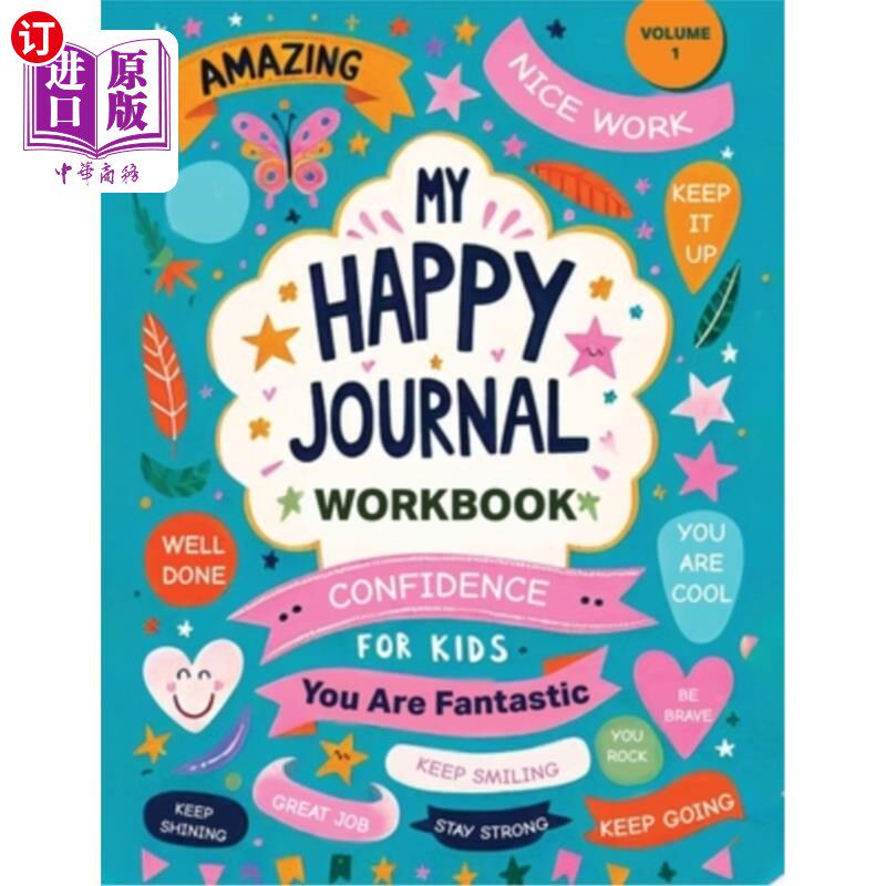 海外直订My Happy Journal Workbook 我的快乐日记工作簿