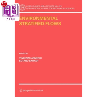 海外直订Environmental Stratified Flows 环境分层流