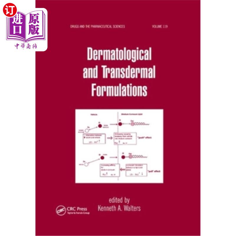 海外直订Dermatological and Transdermal Formulations 皮肤学和透皮配方