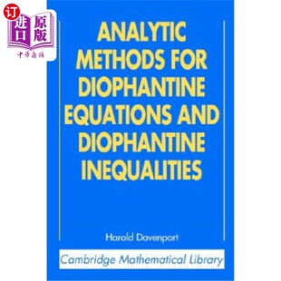海外直订Analytic Methods for Diophantine Equations and Diophantine Inequalities 丢番图方程和丢番图不等式的解析方法