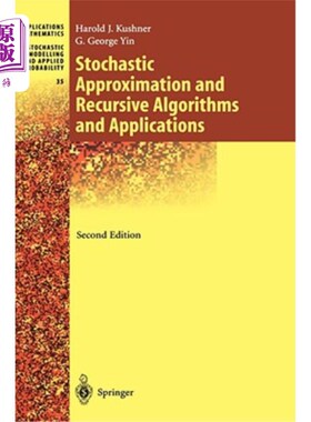 海外直订Stochastic Approximation and Recursive Algorithms and Applications 随机逼近与递归算法及其应用