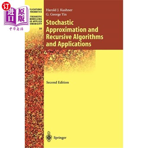 海外直订Stochastic Approximation and Recursive Algorithms and Applications 随机逼近与递归算法及其应用