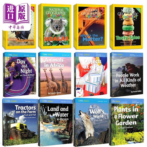 英文原版进口 美国国家地理读物合集B National Geographic 科学系列Science 阅读探索者Explorer Pioneer Pathfinder【中商原版】