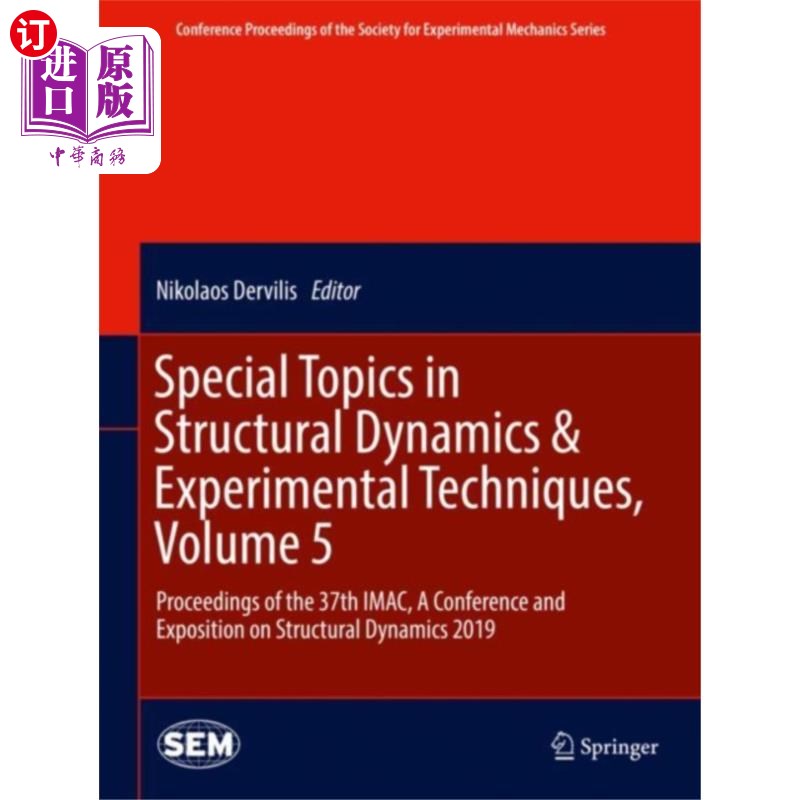 海外直订Special Topics in Structural Dynamics & Experime... 结构动力学与实验技术专题，第5卷