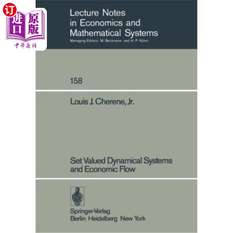 海外直订Set Valued Dynamical Systems and Economic Flow 设定有价值的动力系统和经济流