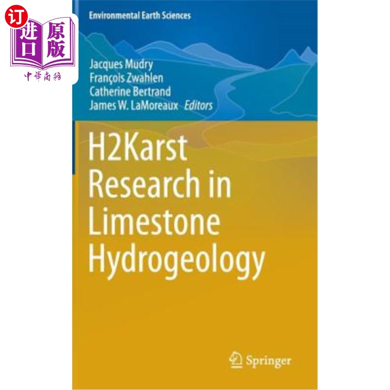 海外直订H2karst Research in Limestone Hydrogeology 石灰石水文地质中的h2岩溶研究