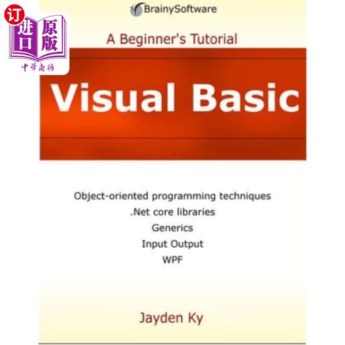 海外直订Visual Basic: A Beginner's Tutorial visual basic：初学者教程