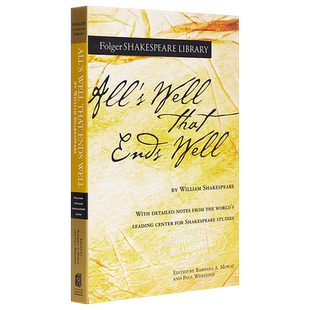现货 Alls Well That Ends Well 英文原版 皆大欢喜 William Shakespeare 福尔杰莎士比亚图书馆【中商原版】