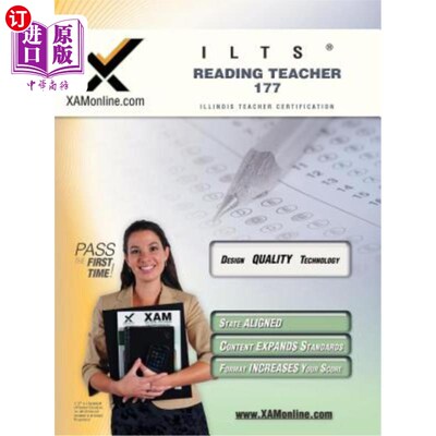 海外直订Ilts Reading Teacher 177 Teacher Certification Test Prep Study Guide Ilts阅读教师177教师资格考试备考学习指