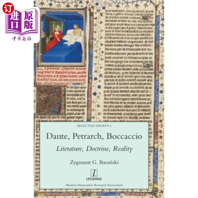 海外直订Dante, Petrarch, Boccaccio: Literature, Doctrine, Reality 但丁、彼特拉克、薄伽丘:《文学、教义、现实》