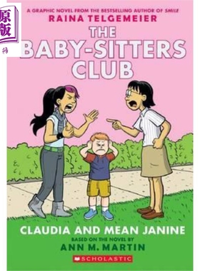 预售 保姆俱乐部图像小说4 全彩版 The Baby Sitters Club Graphic Novel 04 英文原版 Ann M Martin【中商原版】