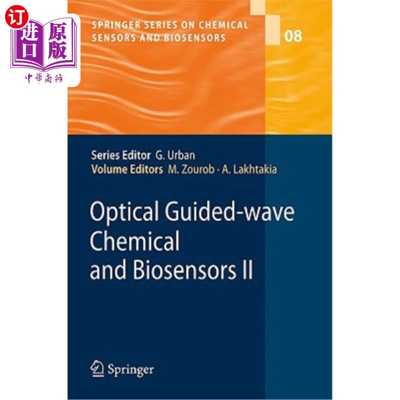 海外直订Optical Guided-Wave Chemical and Biosensors II 光导波化学和生物传感器2