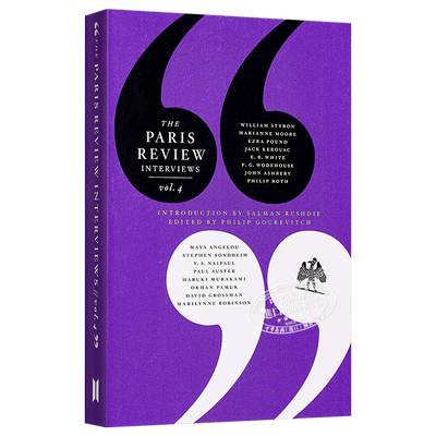 【中商原版】巴黎评论 第四辑 英文原版 The Paris Review Interviews,Vol. 4 Philip Gourevitch Canongate Books 文学理论?