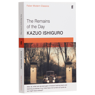 预售 【中商原版】石黑一雄 长日留痕 英文原版 The Remains of the Day 2017诺贝尔文学奖得主 长日将尽 费伯小说