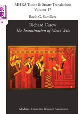 海外直订Richard Carew, 'The Examination of Men's Wits' 理查德·卡鲁《人类智慧的检验》