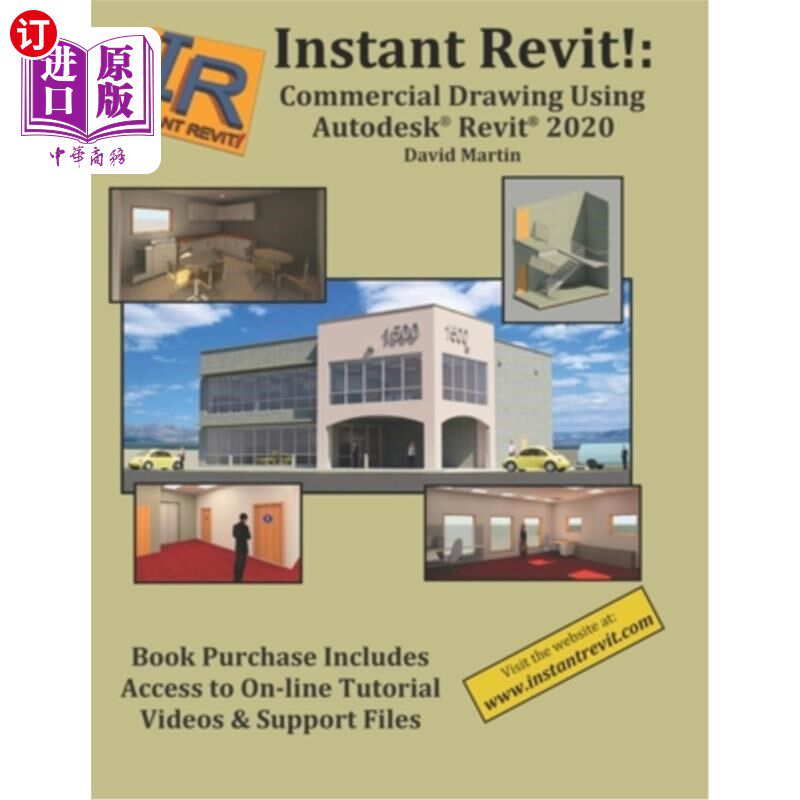 海外直订Instant Revit!: Commercial Drawing Using Autodesk(R) Revit(R) 2020 即时Revit !:商业绘图使用Autodesk