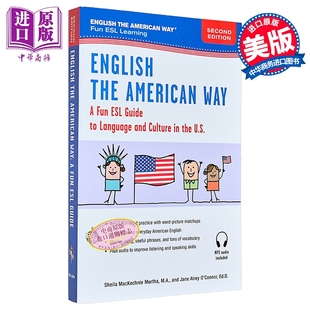 American Fun ESL英语语言趣味指南第二版 the Edition 美国英语 2nd Way English Guide 中商原版 Language