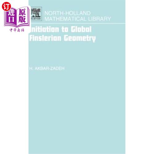 海外直订Initiation to Global Finslerian Geometry, 68